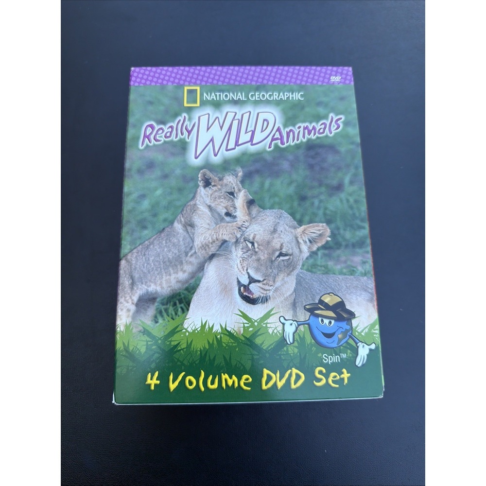 National Geographic: Really Wild Animals Collection Dvd 4-Disc Set Creatures